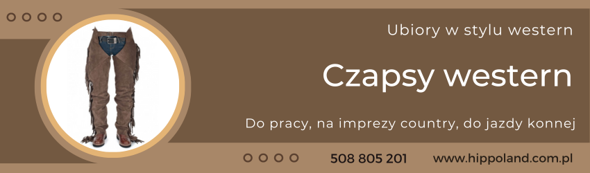 Czapsy western długie